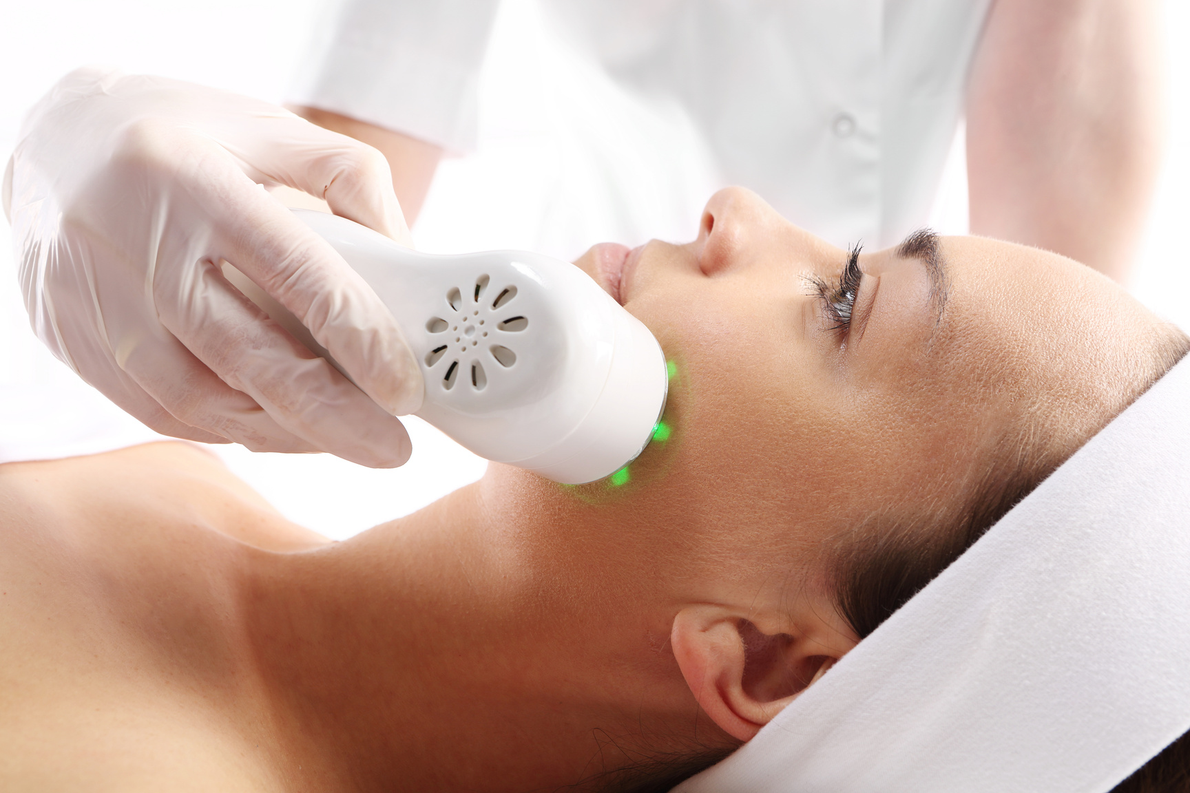 Facial treatment, ultrasound